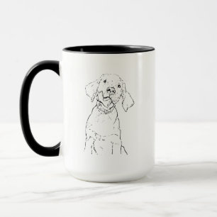 Caneca Labrador Retriever, Xícara de Café Mãe de C