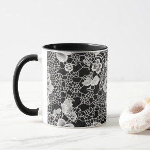 Caneca Lace Floral Harmony
