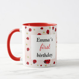 Caneca lady bug party photo