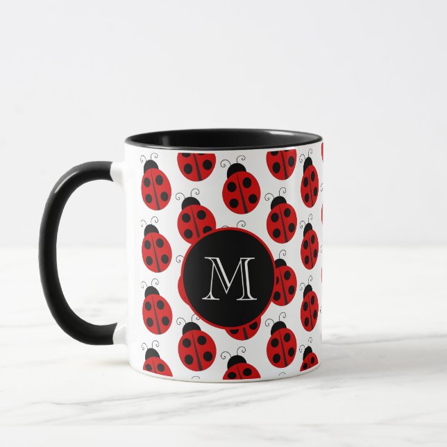 Caneca Ladybug Monograma Mug (Esquerda)