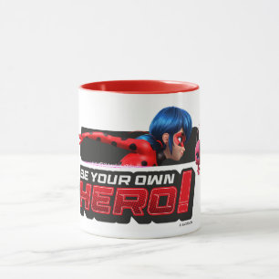Caneca Ladybug & Tikki   Seja Seu Próprio Herói!
