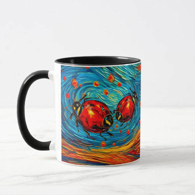 Caneca Ladybug Watercolor (Esquerda)