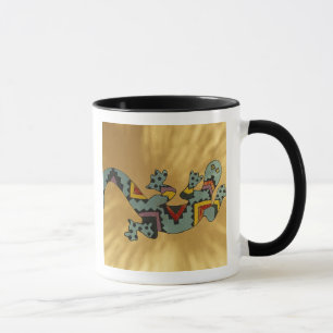Caneca Lagarto geco pintado na parede, Tucson, Arizona,
