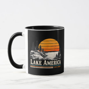 Caneca Lago América 2026 Vintage