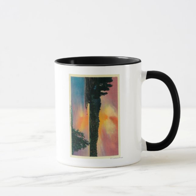 Caneca Lago Arrowhad em SunsetLake Arrohead, CA (Direita)