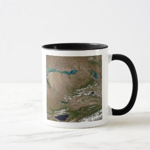 Caneca Lago Balkhash em Kazakhstan oriental
