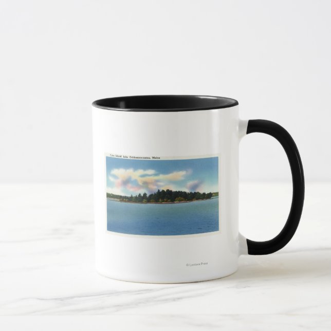 Caneca Lago Cobbosseecontee Vista de Cuba (Direita)