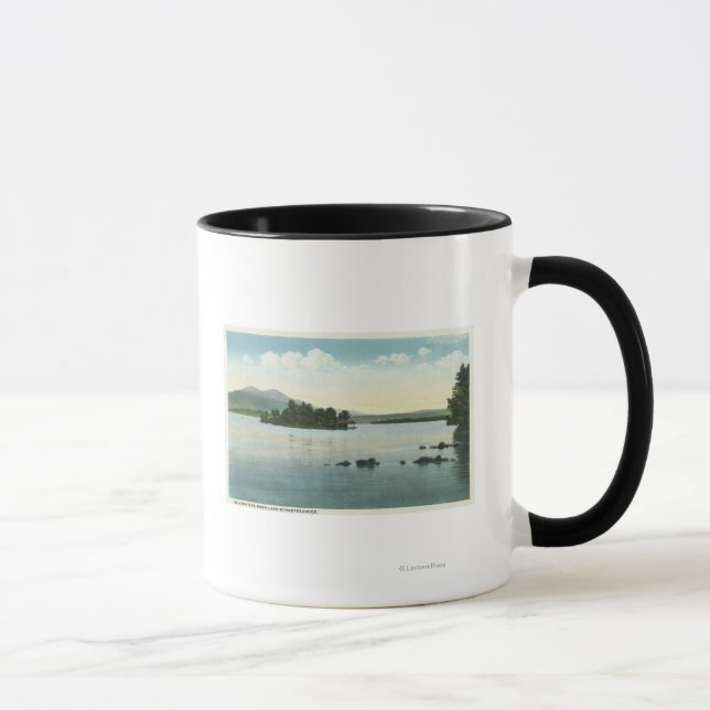 Caneca Lago de View das Montanhas Belknap (Direita)