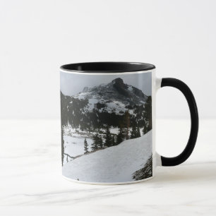 Caneca Lago Ellery Nevada California Paisagem de Inverno