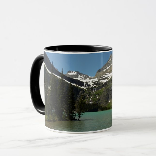 Caneca Lago Grinnell no Parque Nacional Glacier (Frente Esquerda)