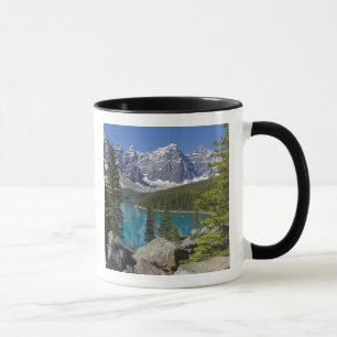 Caneca Lago Moraine, Rochas Canadenses, Alberta, Canadá