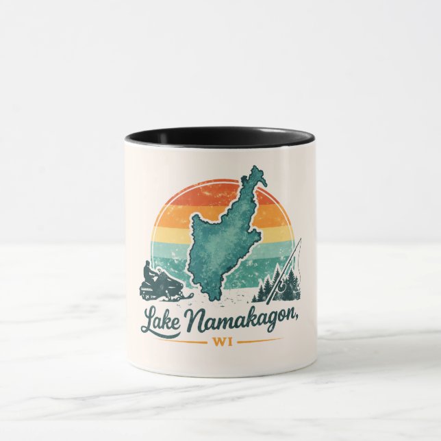 Caneca Lago Namakagon, WI (Centro)