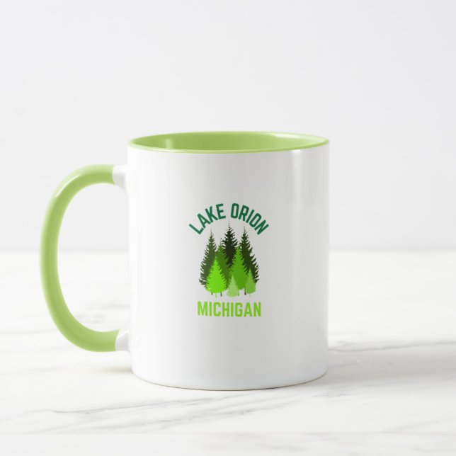 Caneca Lago Orion Michigan Hometown Coffee Mug (Esquerda)