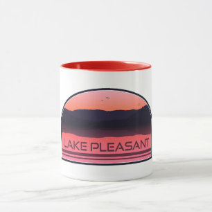 Caneca Lago Pleasant Arizona Red Sunrise