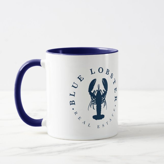 Caneca Lagosta Azul Imobiliário 11oz (Esquerda)