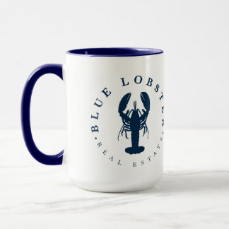 Caneca Lagosta Azul Imobiliário Maine 15oz Grande Mug