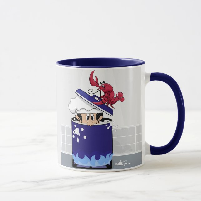 Caneca Lagosta engraçada (Direita)