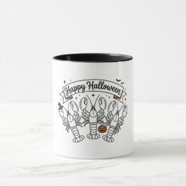 Caneca Lagostas Feliz Halloween