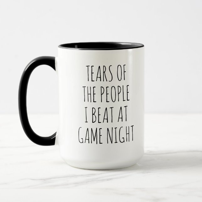 CANECA LÁGRIMAS DAS PESSOAS QUE EU DERROTEI NA NOITE DE J (Esquerda)