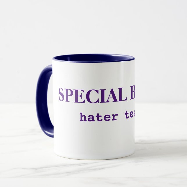Caneca Lágrimas De Chapéus Misturados Especiais Lágrimas  (Frente Esquerda)