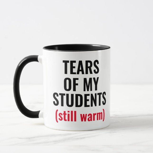 Caneca Lágrimas De Estudantes Engraçados Médicos Professo (Esquerda)