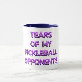 Caneca Lágrimas de minha camisa de opositores do Pickleba