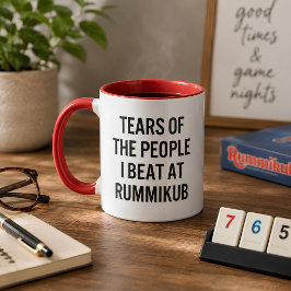 Caneca Lágrimas Divertidas das Pessoas que Derroto no Jog