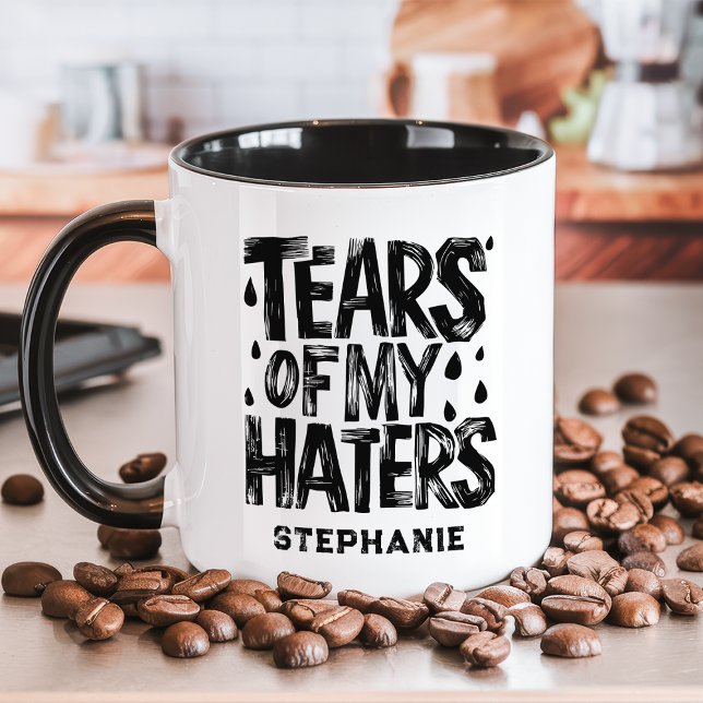 Caneca Lágrimas dos Meus Inimigos Personalizado (Criador carregado)