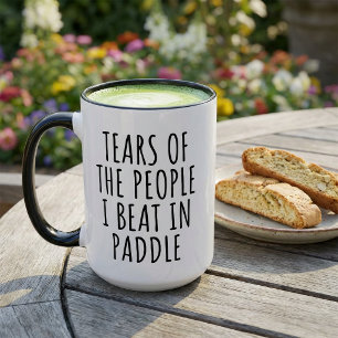 Caneca Lágrimas engraçadas das pessoas que eu venci no re