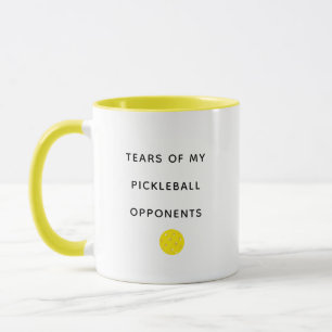 Caneca Lágrimas engraçadas dos meus adversários de pickle