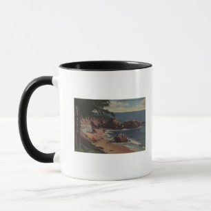 Caneca Laguna Beach, CA - angra protegida na costa