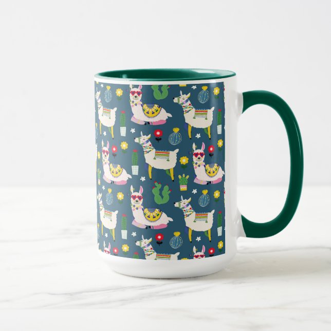 Caneca Lamas no teste padrão dos óculos de sol (Direita)