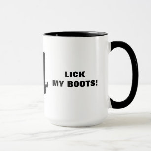 CANECA LAMBA MINHAS BOTAS!