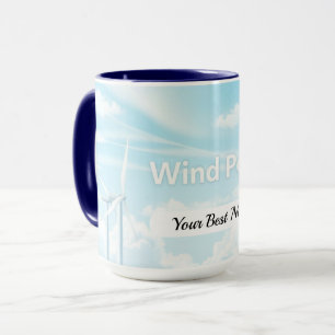 Caneca Lâmina de Energia Eólica