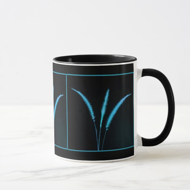 Caneca Lâminas azuis (Direita)