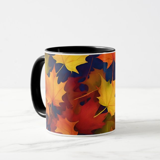 Caneca Lâmpada De Folhagem Rústica (Frente Esquerda)