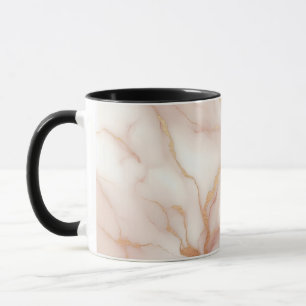 Caneca Lâmpada de mármore rosa-esbranquiçada com veias Do