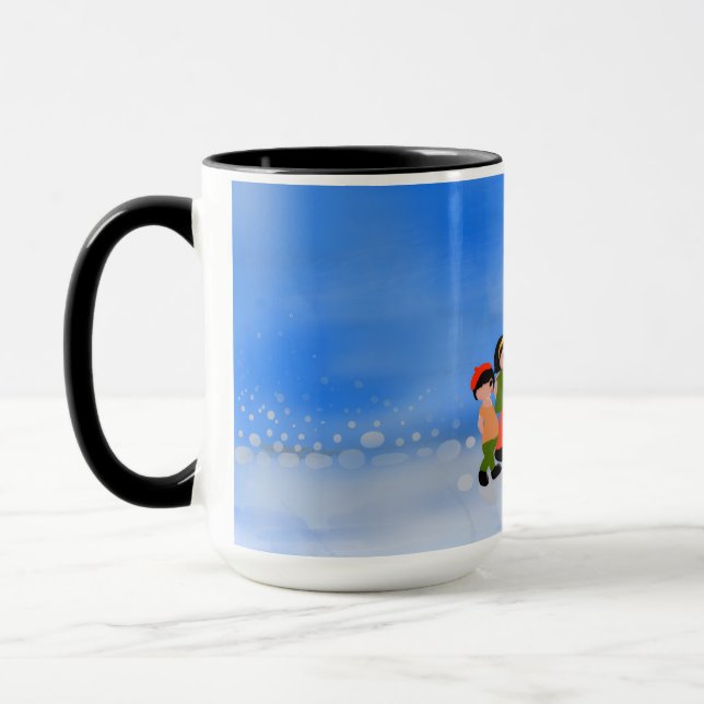 Caneca Lâmpadas e Copas (Esquerda)