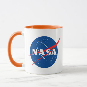 Caneca Lançamento da NASA Icônica — laranja/cãibra cerâmi