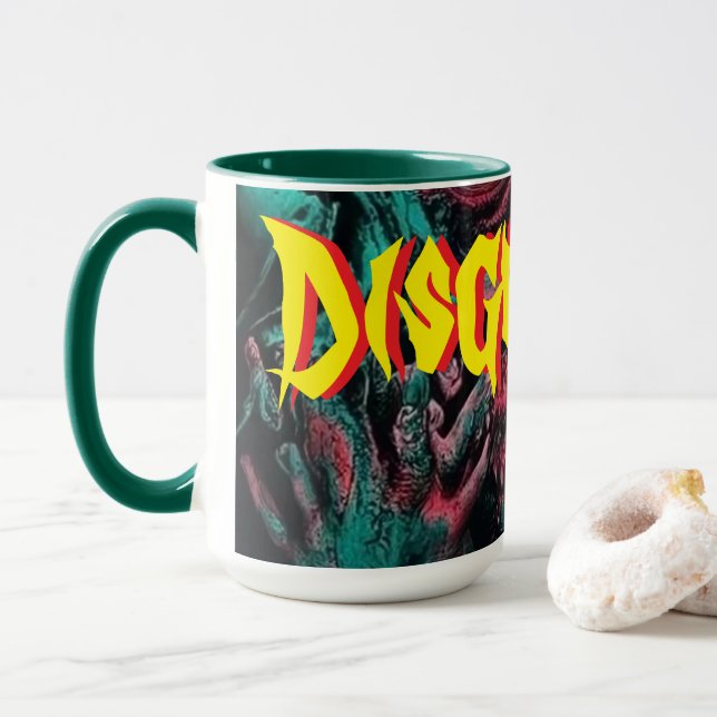 Caneca Lançamento de música repugnante (Com Donut)