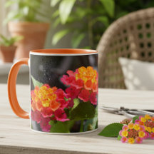 Lantana Colorido Flores Botânicas Vibrantes