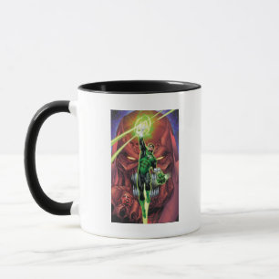Caneca Lanterna verde com o córrego da luz - cor