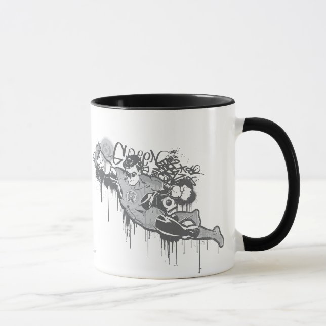 Caneca Lanterna Verde - Inocência Torcida BW (Direita)