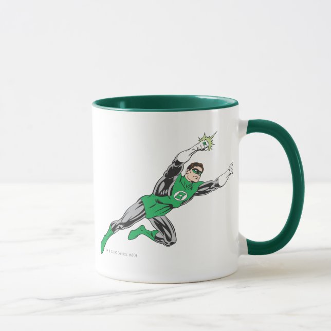 Caneca Lanterna Verde Voa à Direita (Direita)