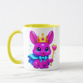Caneca Lapin cape et couronne 