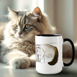 Caneca Laptop Lilly Gata Engraçada