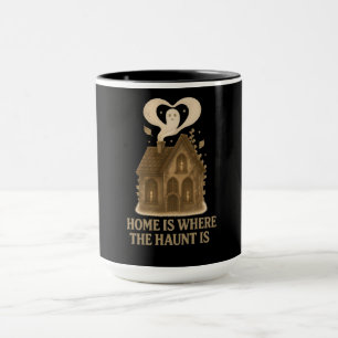 Caneca Lar É Onde A Casa Assombrada Está Casa Assombrada