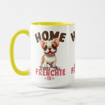 Lar é Onde Está o Frenchie | Cachorro Bulldog Fran