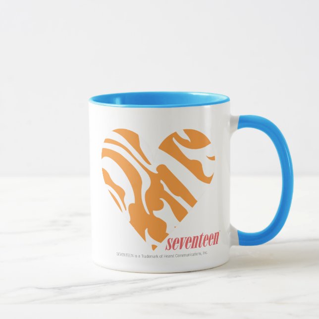 Caneca Laranja 2 da zebra (Direita)