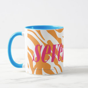 Caneca Laranja da zebra